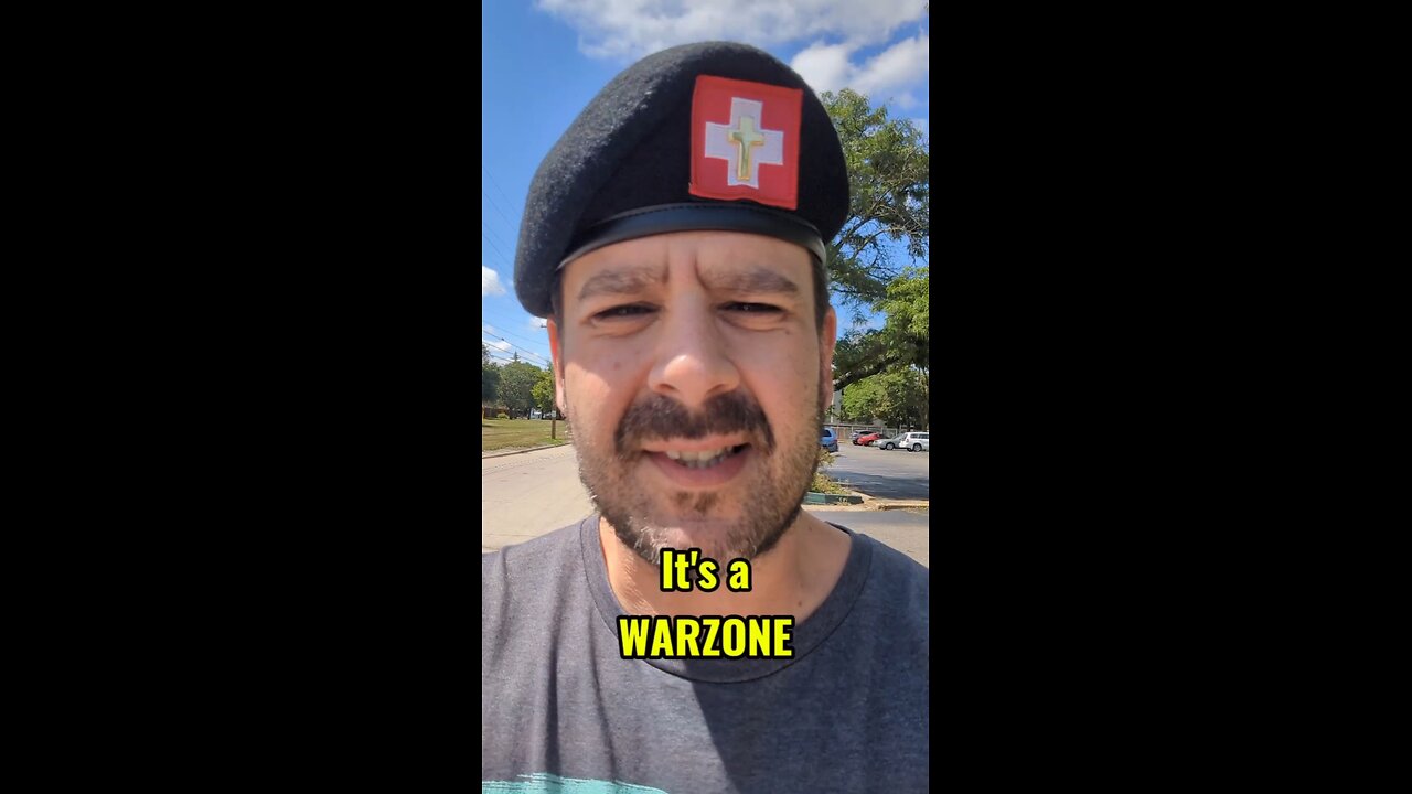 It's a warzone out there. #armor on #beready #alwaysready