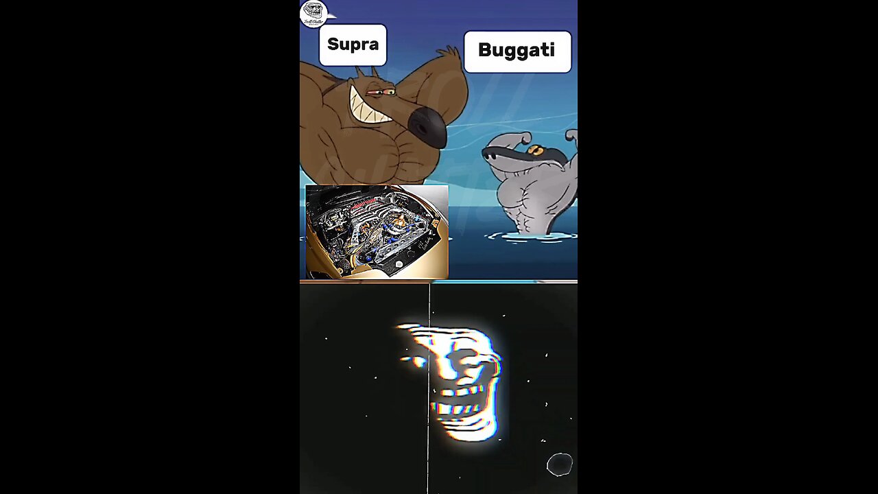 BRO'S REFLECTING THEIR BOLIDE😂🔥💀|| BUGGATI VS SUPRA☠️|| SUBSCRIBER👍🏻||#cars #trolledit #supra