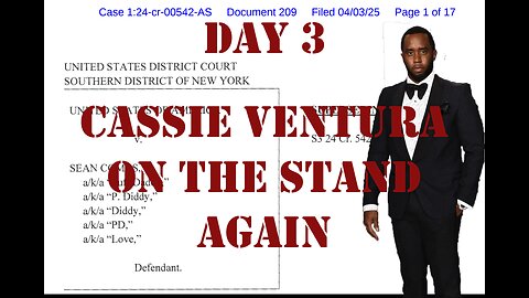 United States v. Combs: Diddy on Trial Day 3 (May 14, 2025)