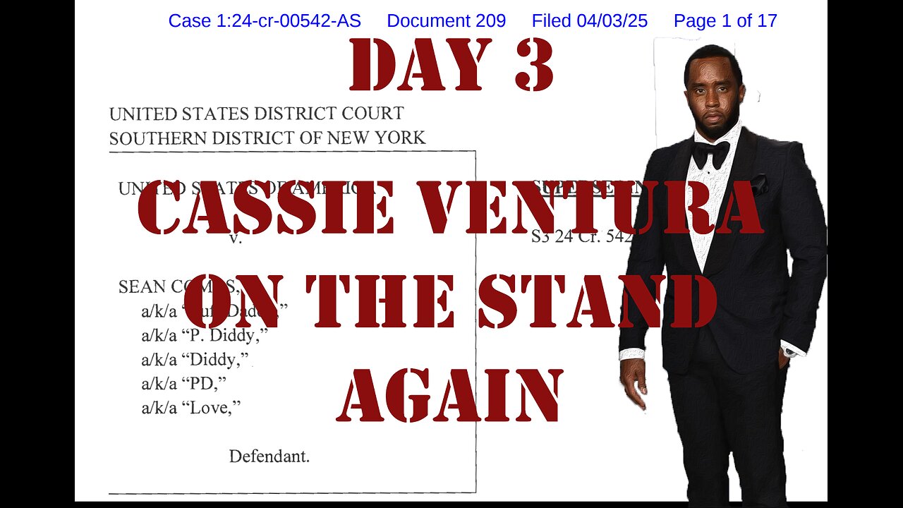 United States v. Combs: Diddy on Trial Day 3 (May 14, 2025)