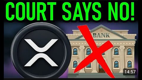 🚨SHUT DOWN🚨 XRP RIPPLE CUSTODIA BANKING COURT