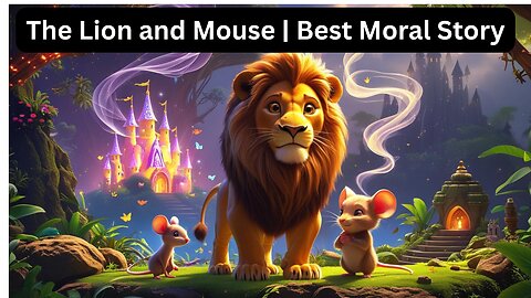 The Lion and the Mouse | Animated Moral Story for Kids