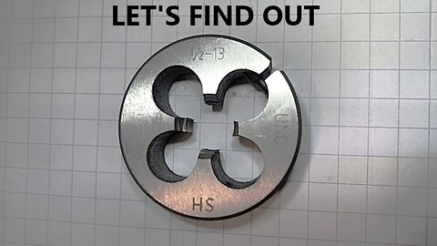 How to sharpen a threading die