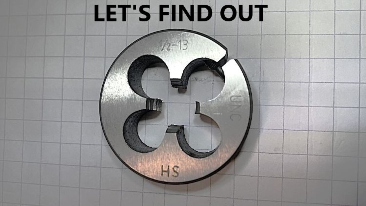 How to sharpen a threading die