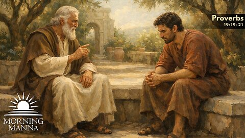 Morning Manna - Jan 14, 2026 - Proverbs 19:19-21 - Anger, Rescue, Counsel 08-2026