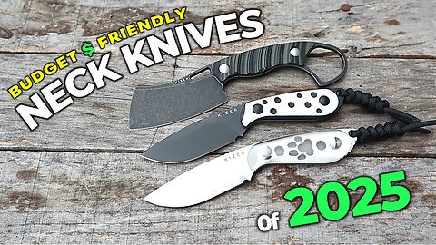 Neck Knives of 2025 Are Here 🔥 | Fixed Blades, Flashy Folders & Copper Heat | AK Blade