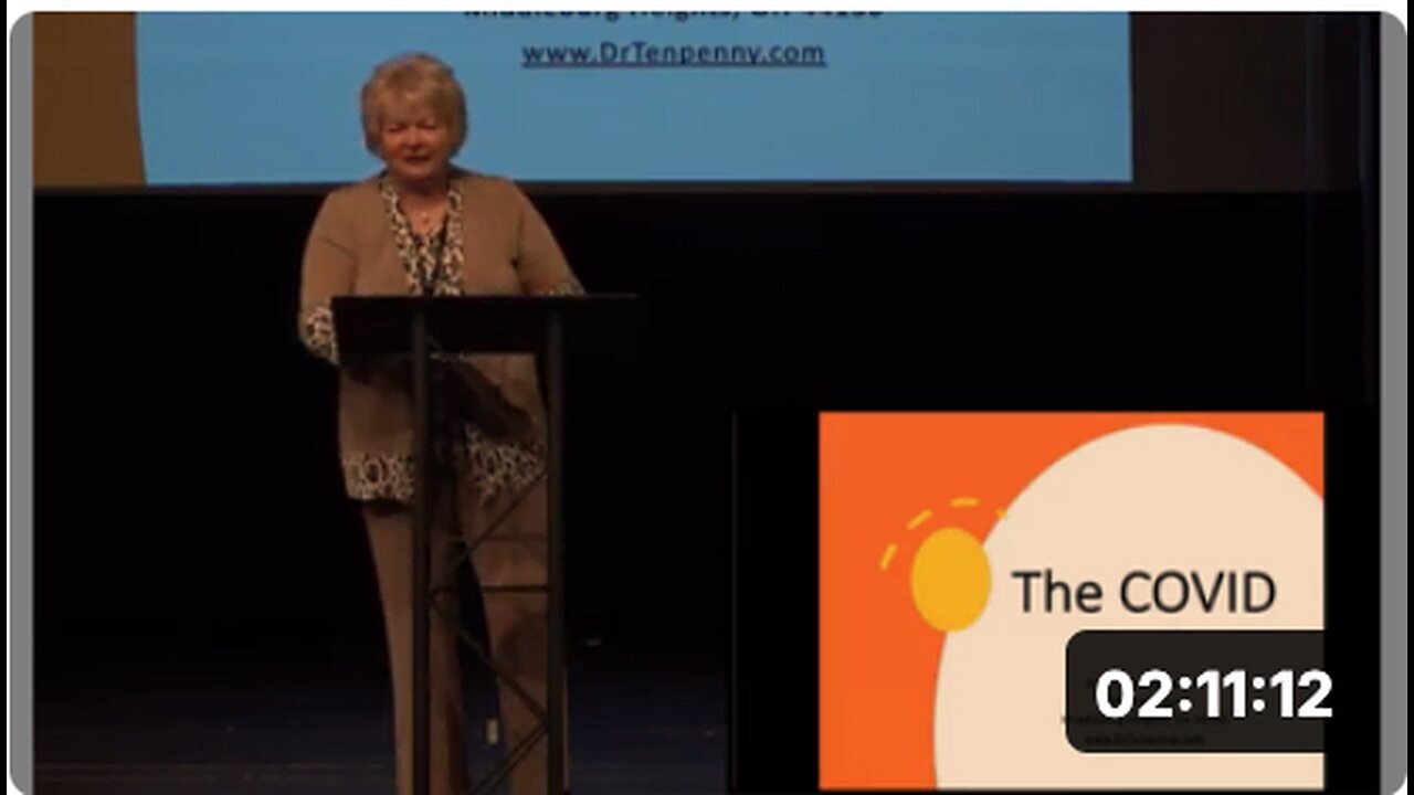 "Dr. Sherrie Tenpenny at the 'Free and the Brave Conference' on 22/05/21"