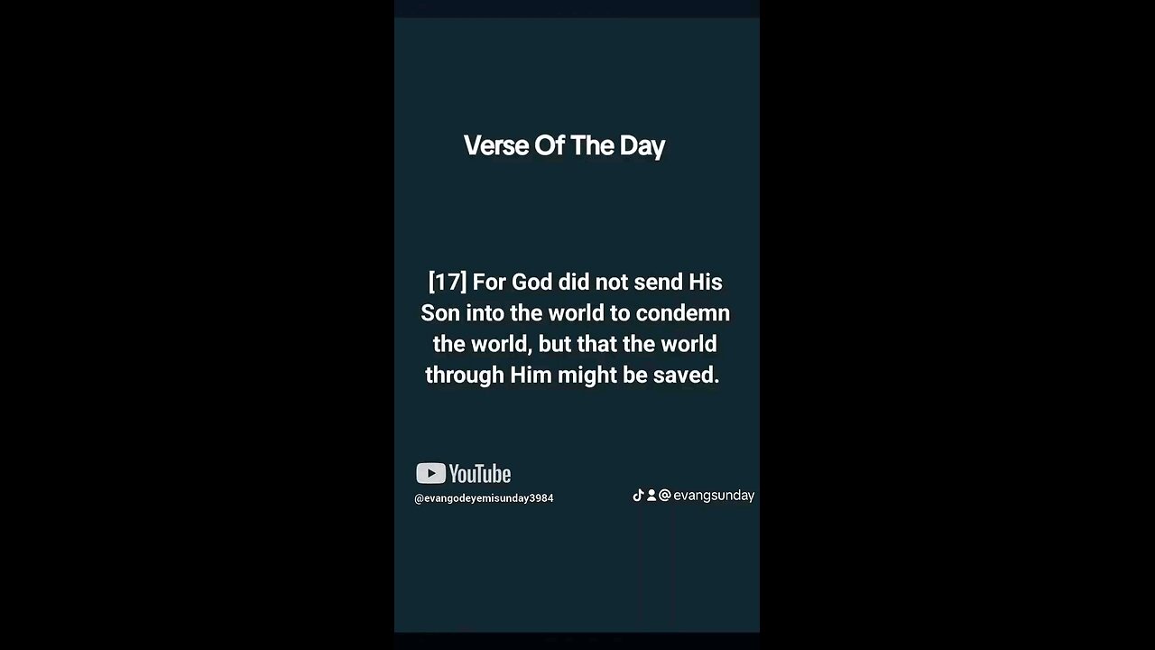 Verse Of The Day