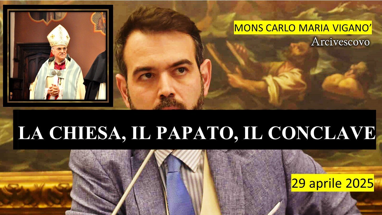 🎥 INTERVISTA ESCLUSIVA A MONS. VIGANÒ: "DA QUESTO CONCLAVE NON USCIRÀ UN PAPA LEGITTIMO" #conclave