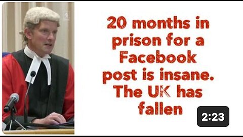 "20-Month Prison Sentence for Facebook Post: Insanity or UK's New Normal?"