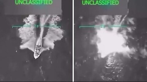 USA bombardieren ein kleines Boot in der Karibik