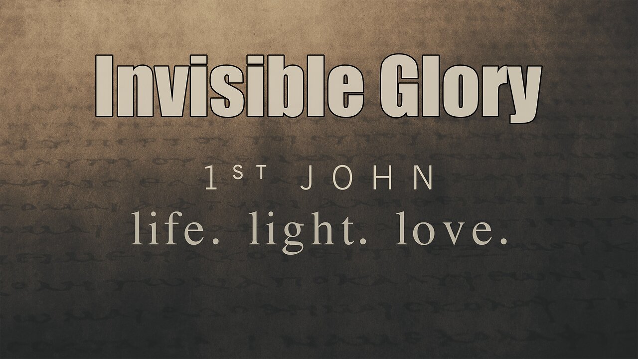 CFC Sunday Sermon - October 19, 2025 - Invisible Glory