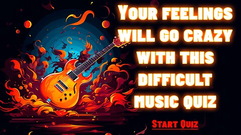 Challenging Music Quiz.