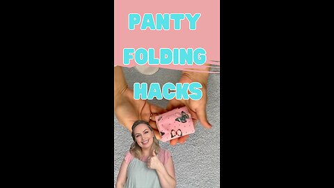 Fold Bikini Bottoms in Seconds