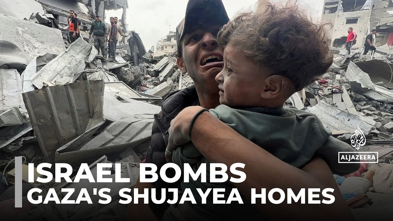 Israel Bombs Gaza's Shujayea Homes
