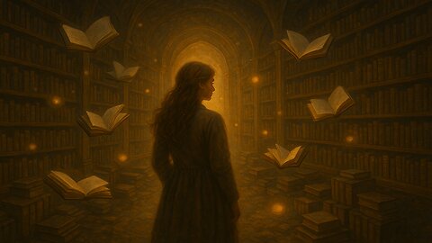 The Library of Echoing Moments | Magical Bedtime Tale for Deep Rest