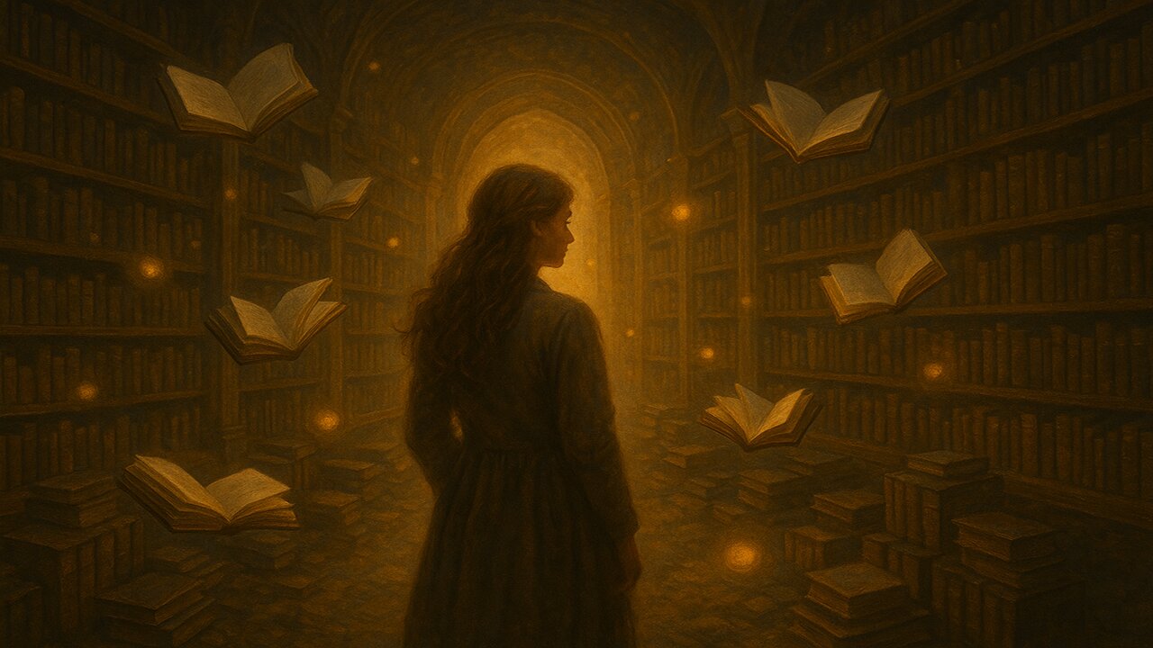 The Library of Echoing Moments | Magical Bedtime Tale for Deep Rest