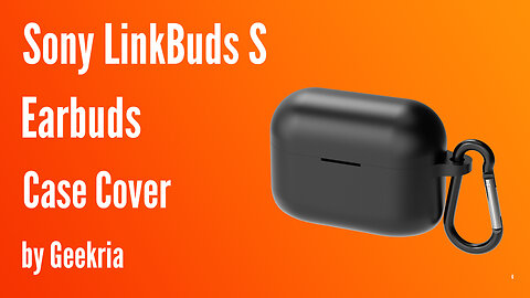 Sony LinkBuds S Ecarbuds Case Cover