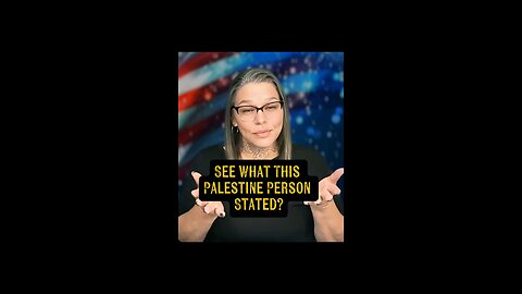 See This Interview With Palestine Person? 🥺