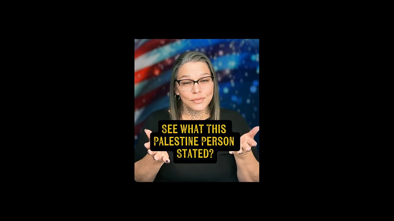See This Interview With Palestine Person? 🥺
