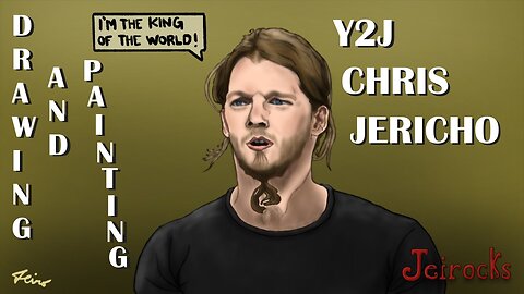 Drawing and Painting Chris Jericho - Art Will NEVER.. EEEEVVVEEEEERRRR.. Be the Same.. AGAIINN