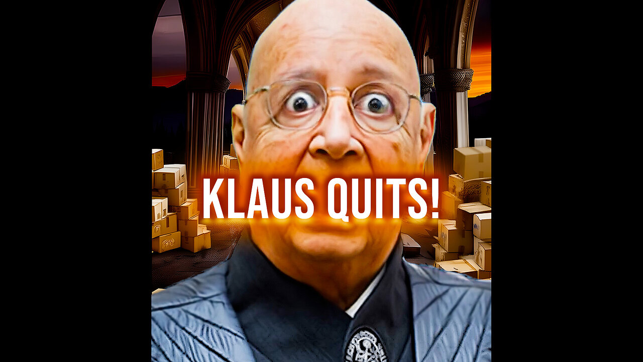 Klaus Schwab Quits!