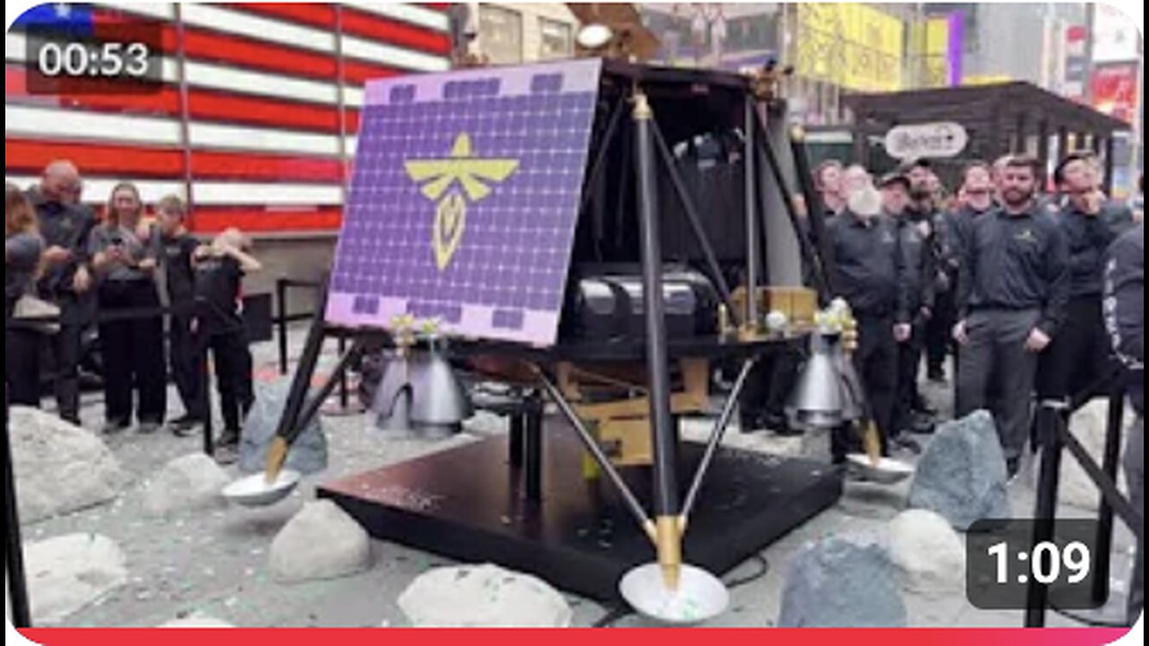 Firefly Aerospace Signage And Jason Kim, Chief Executive Officer, During The Companys Initial Public