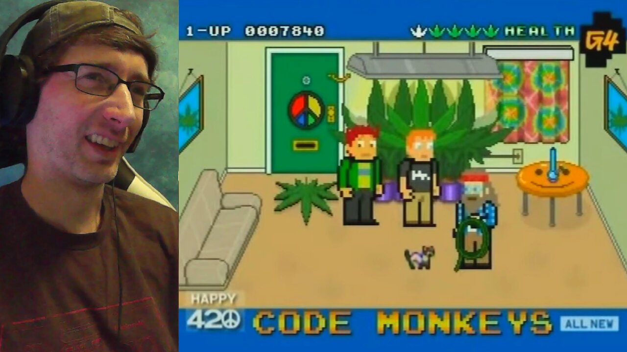 Code Monkeys 2x01 "The Story of 420" | Comedy TV Show Reaction | G4TV | Happy 420!!! 🎮🌿🔥
