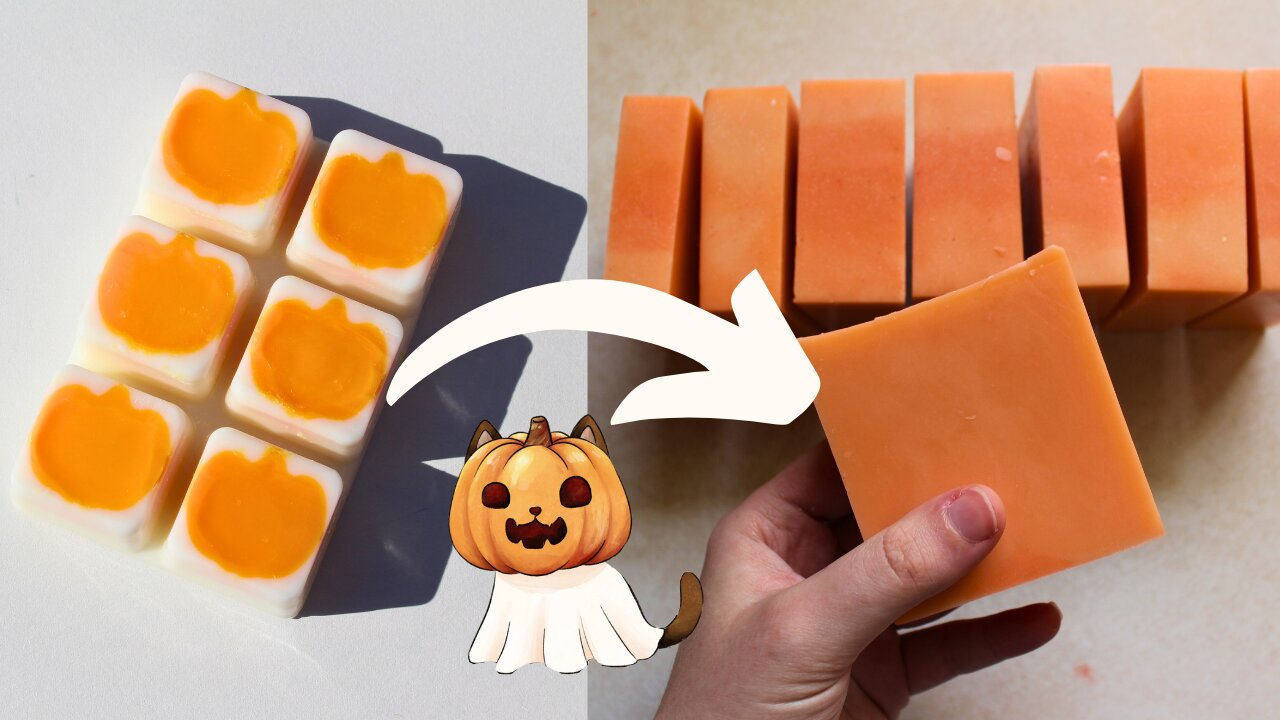 Come make Pumpkin Patch Cat Soap with me!