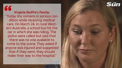 "Update: Virginia Giuffre Remains Stable and Unharmed After Recent Car Crash"