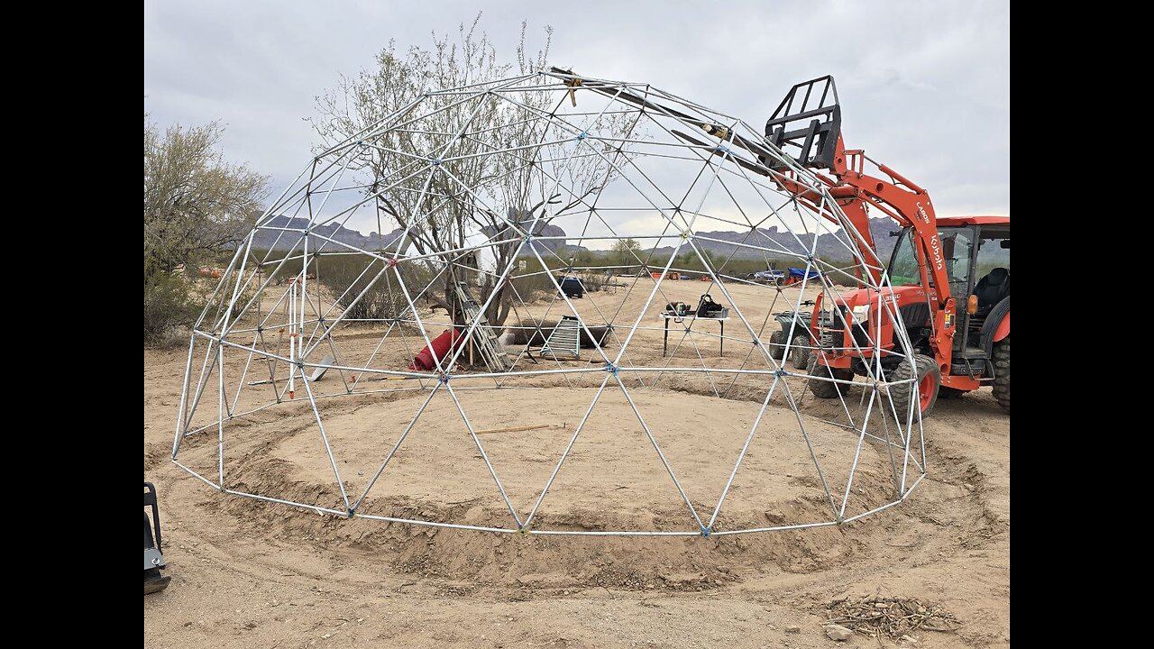 Assembled Frame: Home Dome