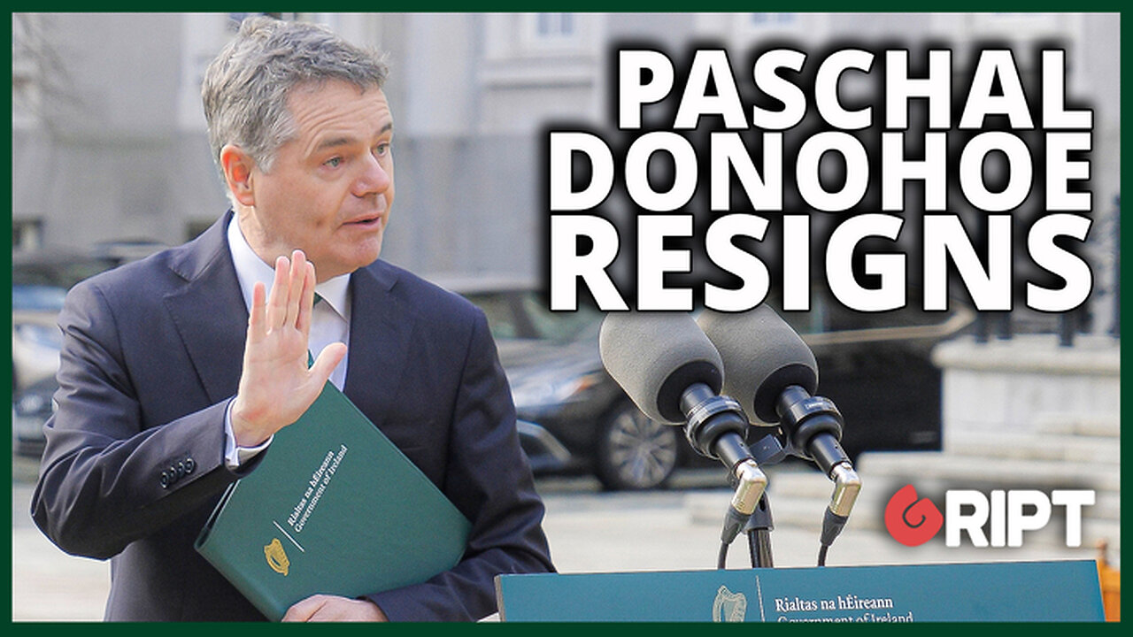 Paschal Donohoe's full resignation speech