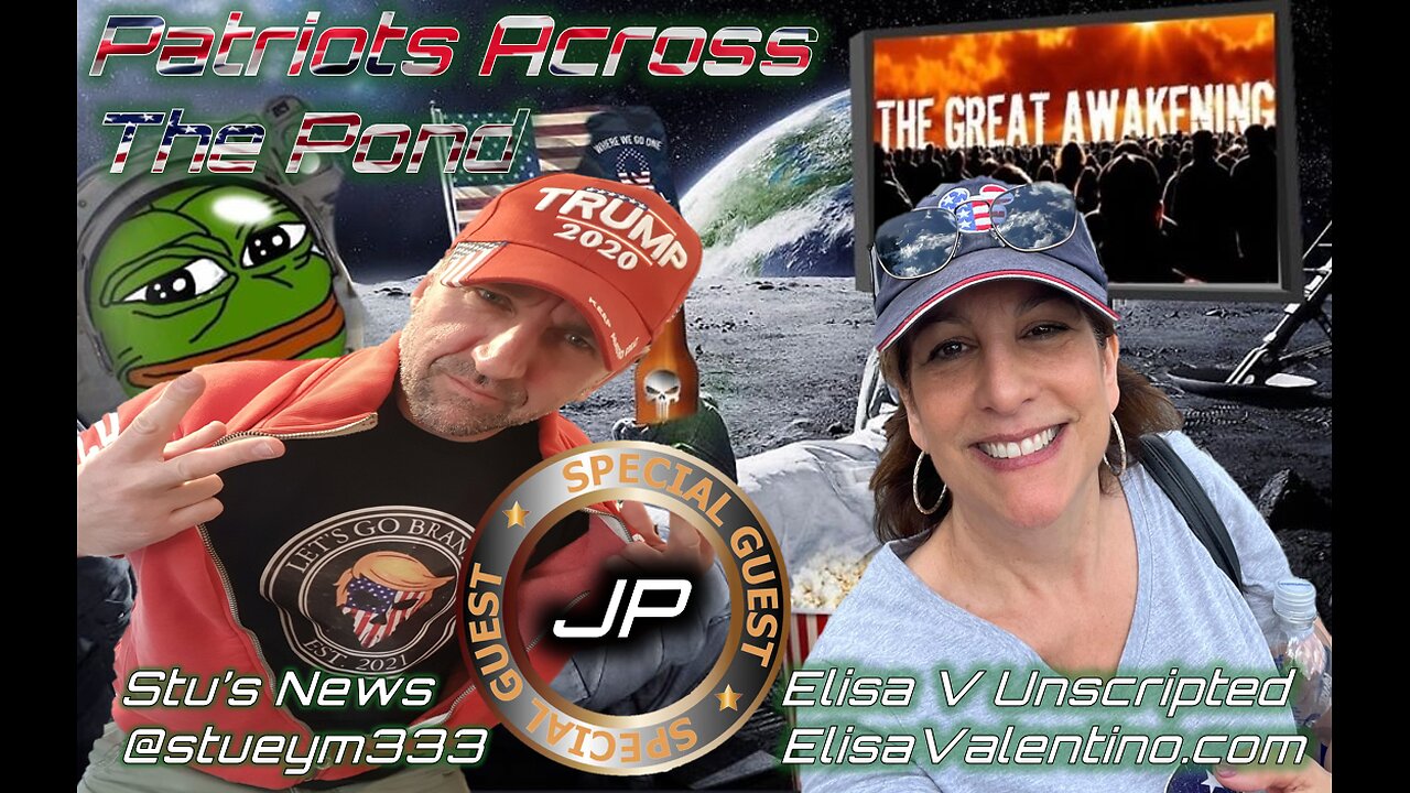 Patriots Across The Pond & Frens Ep4 - LIVE w/ Elisa V & Guest - 5.30pm GMT/12.30am EST 🙏🏽🕉❤️