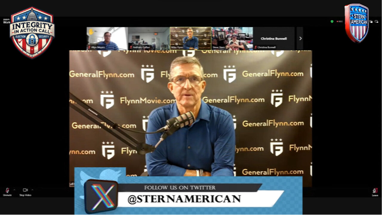 Gen. Mike Flynn: The Fight for America Is Now - Election Integrity Call – Wed, July 30
