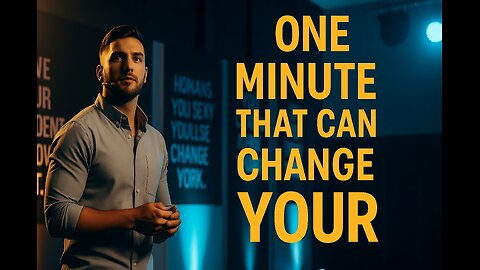 One Minute That Can Change Your Life”