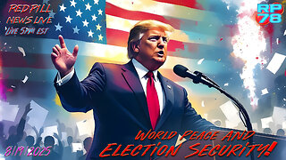 MASSIVE Announcement On Election Security As Potus Brokers Peace on Red Pill News Live