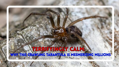 Terrifyingly Calm: Why This Crawling Tarantula Is Mesmerizing Millions