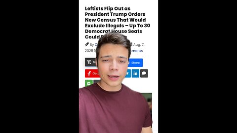 Victor Reacts: Why Were Illegals Ever Counted in the Census?