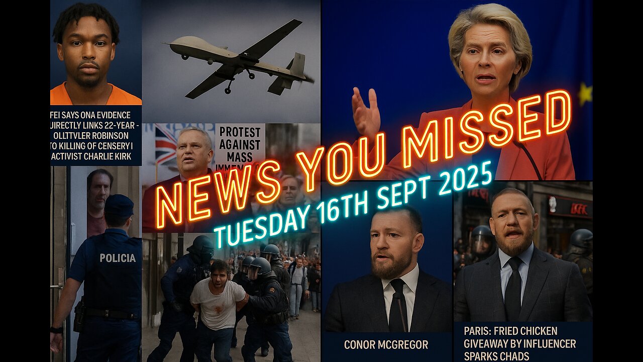 NEWS U MISSED WITH PAUL BROOKER & WARREN THORNTON TUESDAY 16TH SEPTEMBER 2025