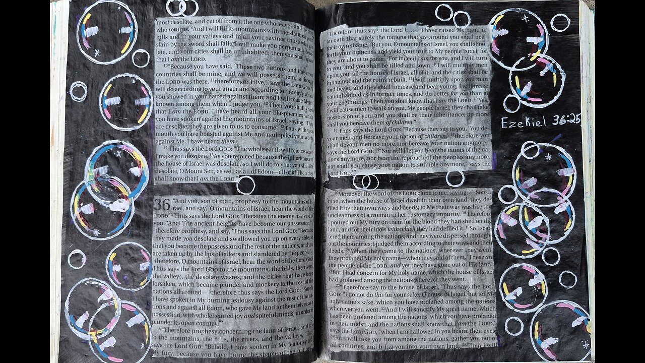 Bible Journal technique for beginners
