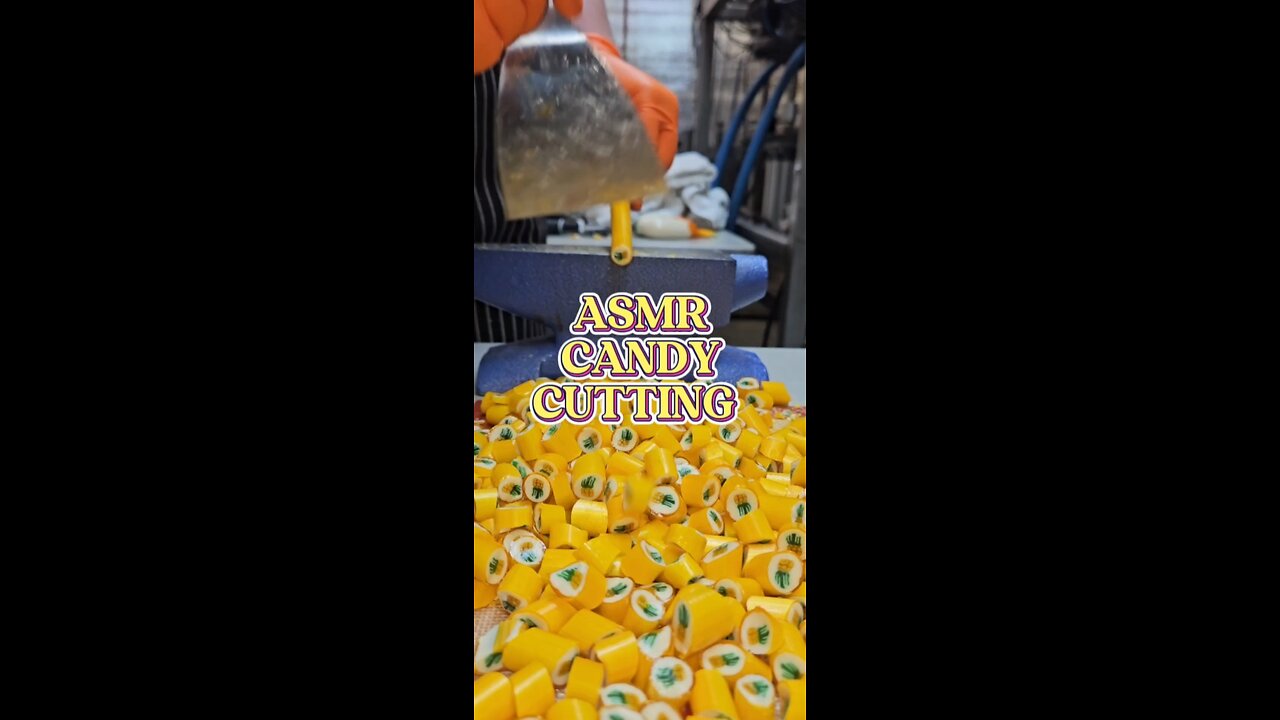 ASMR CANDY CUTTING. No talking. So satisfying