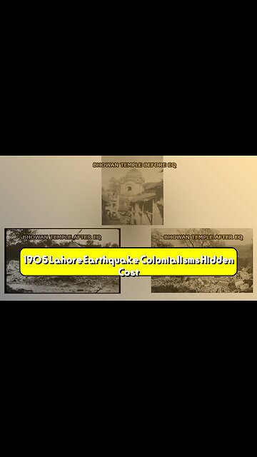 1905 Lahore Earthquake: Colonialism's Hidden Cost #Earthquake #PakistanHistory #BritishRaj