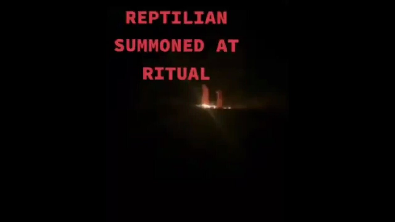 A Reptilian Summoned At A Ritual