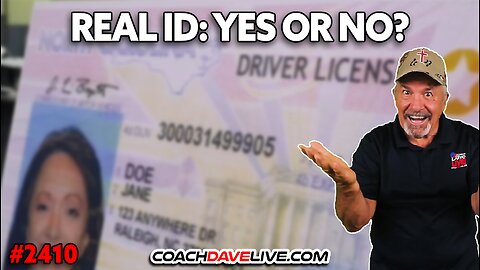 REAL ID: YES OR NO? | 5-15-2025