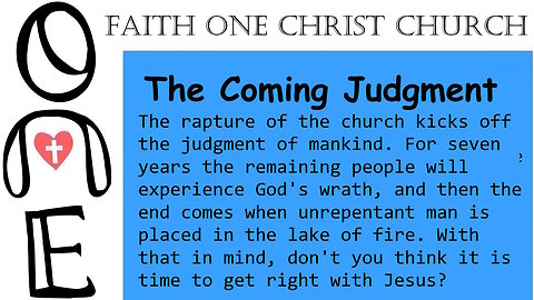 The Coming Judgment