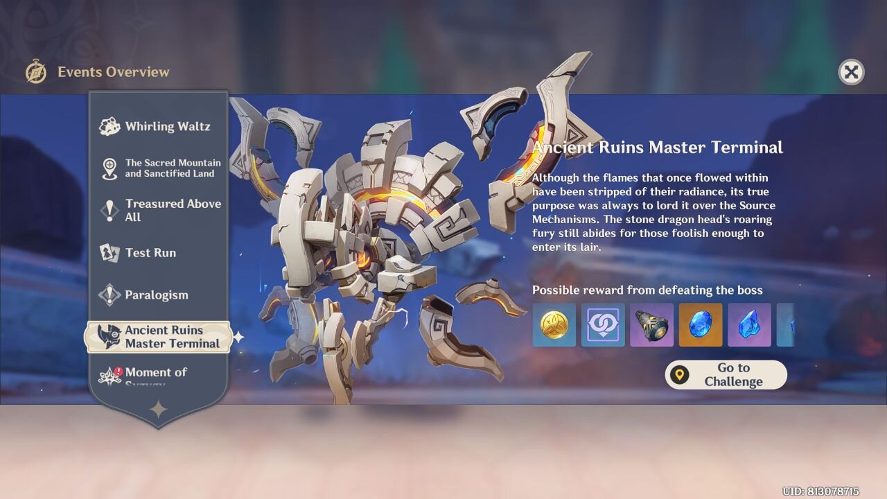 Ancient Ruins Master Terminal Location - Genshin Impact - Version 5.6
