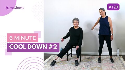 6 MIN COOLDOWN STRETCHES after Workout Beginners, Seniors