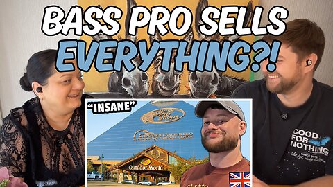 British Guy goes to the BASS PRO Store | REACTION