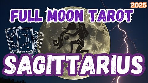 Sagittarius ♐️ - A burst of creation! Full Moon 🌝 in Aquarius Tarot Reading #tarot #sagittarius