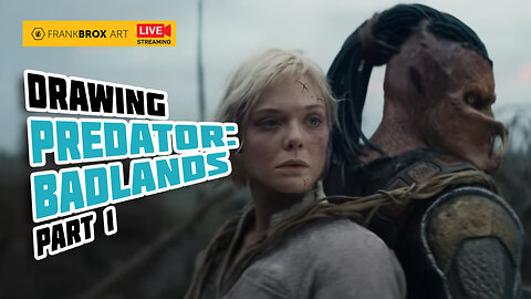 Predator Takes Over the BADLANDS in This Epic Drawing!